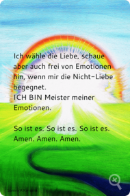 Meister der eigenen Emotionen